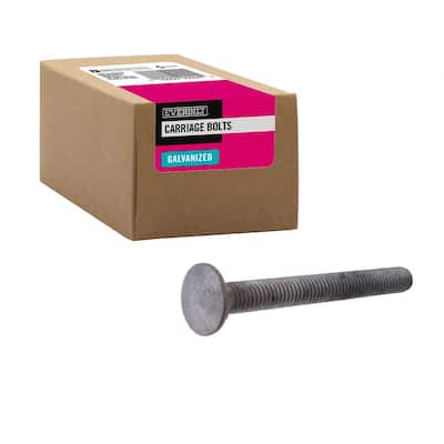 3/8 in.-16 x 3-1/2 in. Galvanized Carriage Bolt (25-Pack)