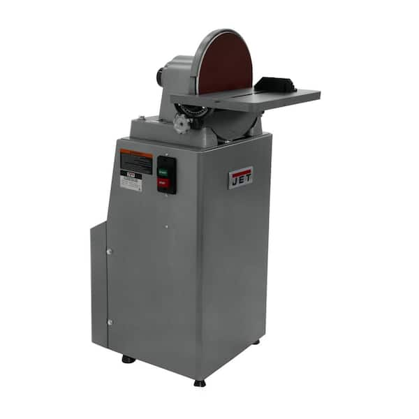 12 in. Industrial Disc Finishing Machine, 1-1/2 HP, 115/230-Volt 1Ph (J-4400 Amp)