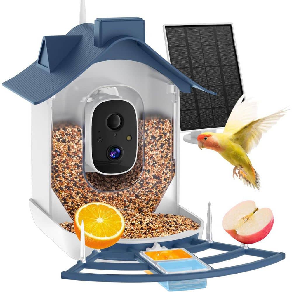 4K HD AI Bird Feeder with Camera Adjustable Solar Powered Auto Capture Notify Ideal for Bird Lovers price history on PriceWatchPro