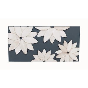Wood Layered Flower Wall Decorative Sign