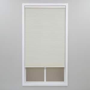 Cream Cordless Light Filtering Polyester Cellular Shades - 36 in. W x 64 in. L