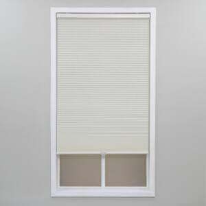 Cream Cordless Light Filtering Polyester Cellular Shades - 61.5 in. W x 48 in. L