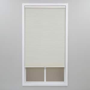 Cream Cordless Light Filtering Polyester Cellular Shades - 61.5 in. W x 72 in. L