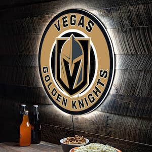 Las Vegas Golden Knights Round 23 in. Plug-in LED Lighted Sign