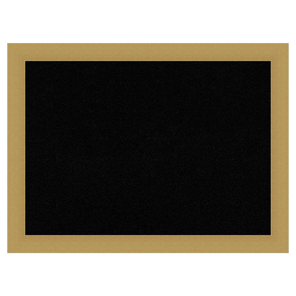 Grace Brushed Gold Framed Black Corkboard 32 in. x 24 in. Bulletine Board Memo Board price history on PriceWatchPro