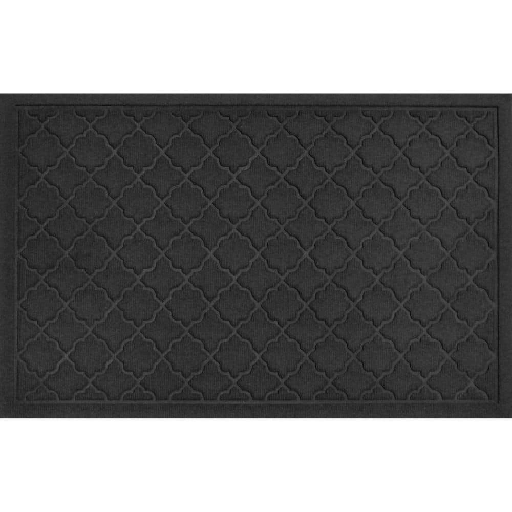 Waterhog Cordova 23 in. x 35 in. PET Polyester Indoor Outdoor Door Mat Char