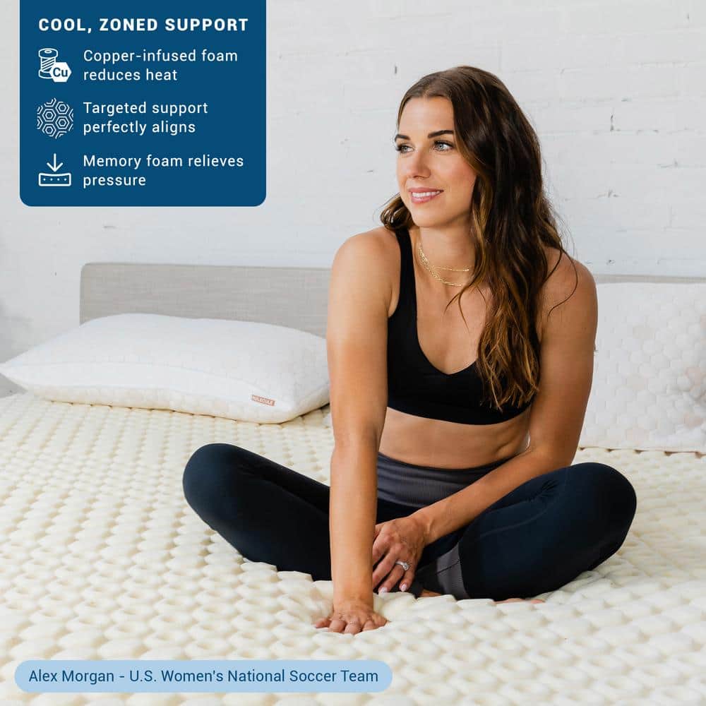 Twin Gel Infused Memory Foam Mattress Topper