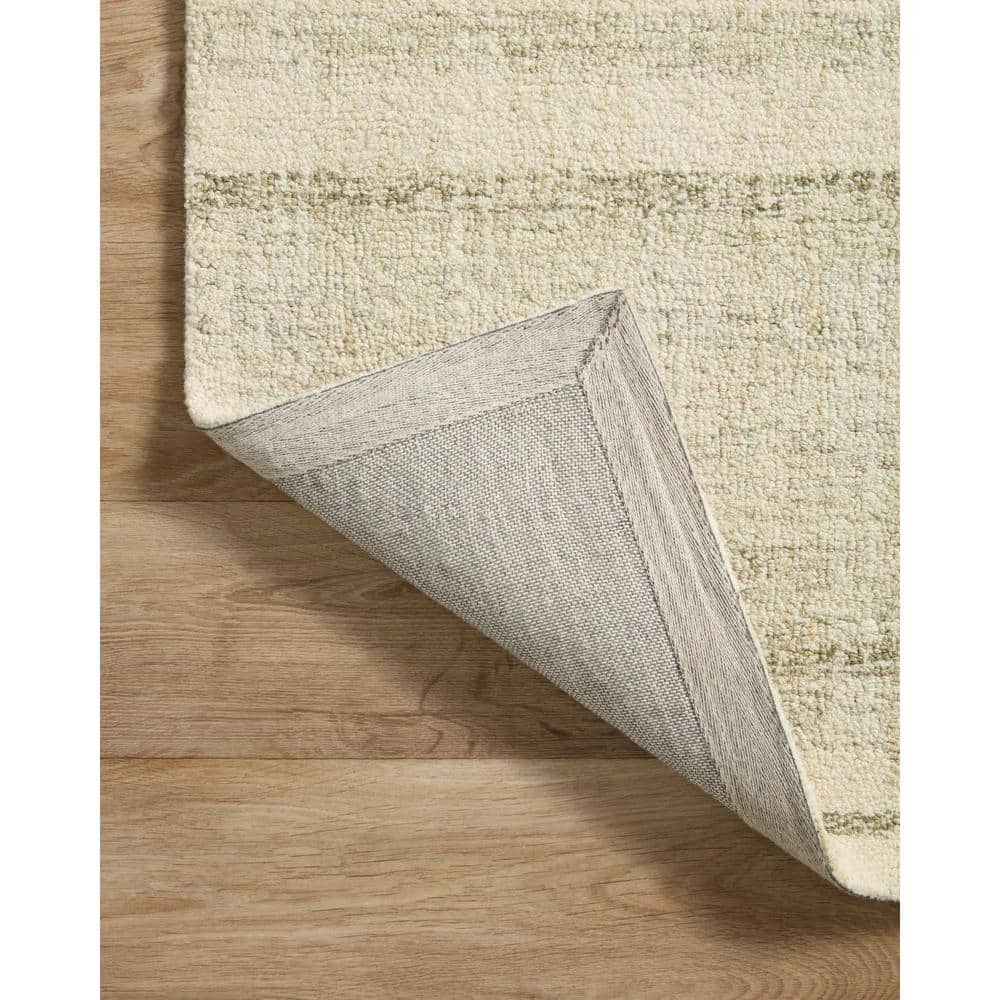 Natural Sage Hand-Tufted Wool Runner Rug 2'6" x 7'6"