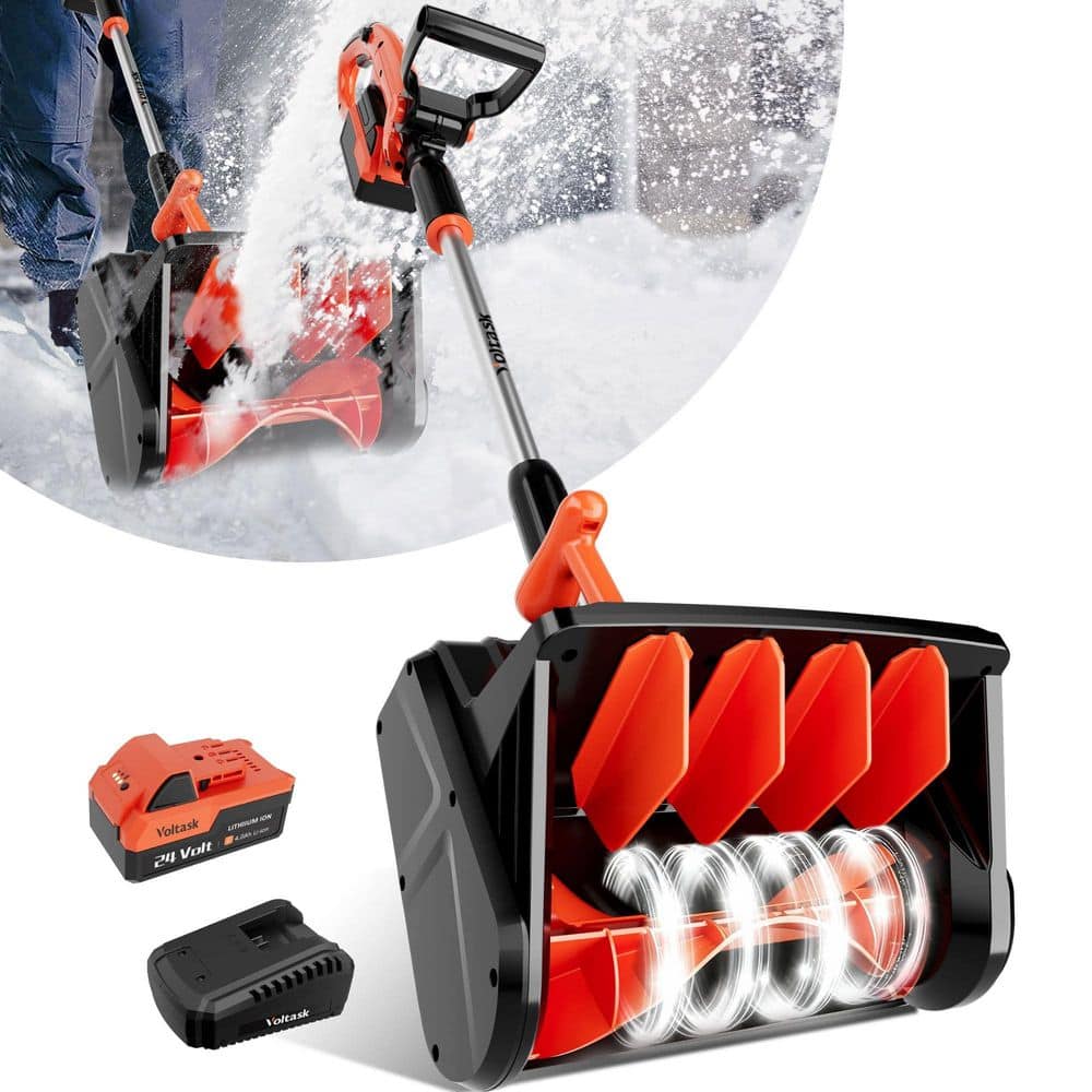13 in. 24V Cordless Snow Shovel with (1) 4.0ah Batteries and Charger and 550W Motor price history on PriceWatchPro