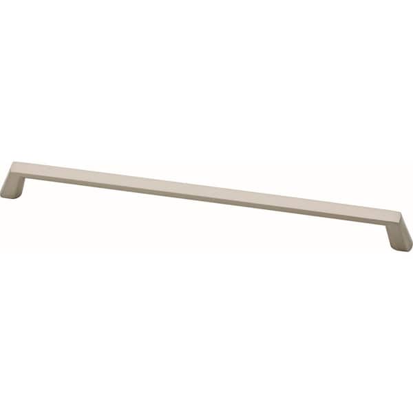 Liberty Soft Modern 12 in. (305 mm) Satin Nickel Square Cabinet Drawer Pull