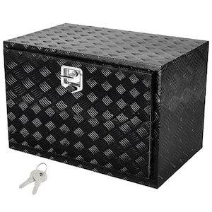 Underbody Truck Box, 36 x 24 x 24 in. Pickup Storage Box, Heavy Duty Aluminum Diamond Plate Tool Box with Lock and Keys