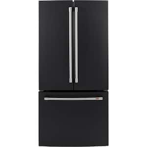 18.6 cu. ft. French Door Refrigerator in Matte Black, Fingerprint Resistant, Counter Depth and ENERGY STAR