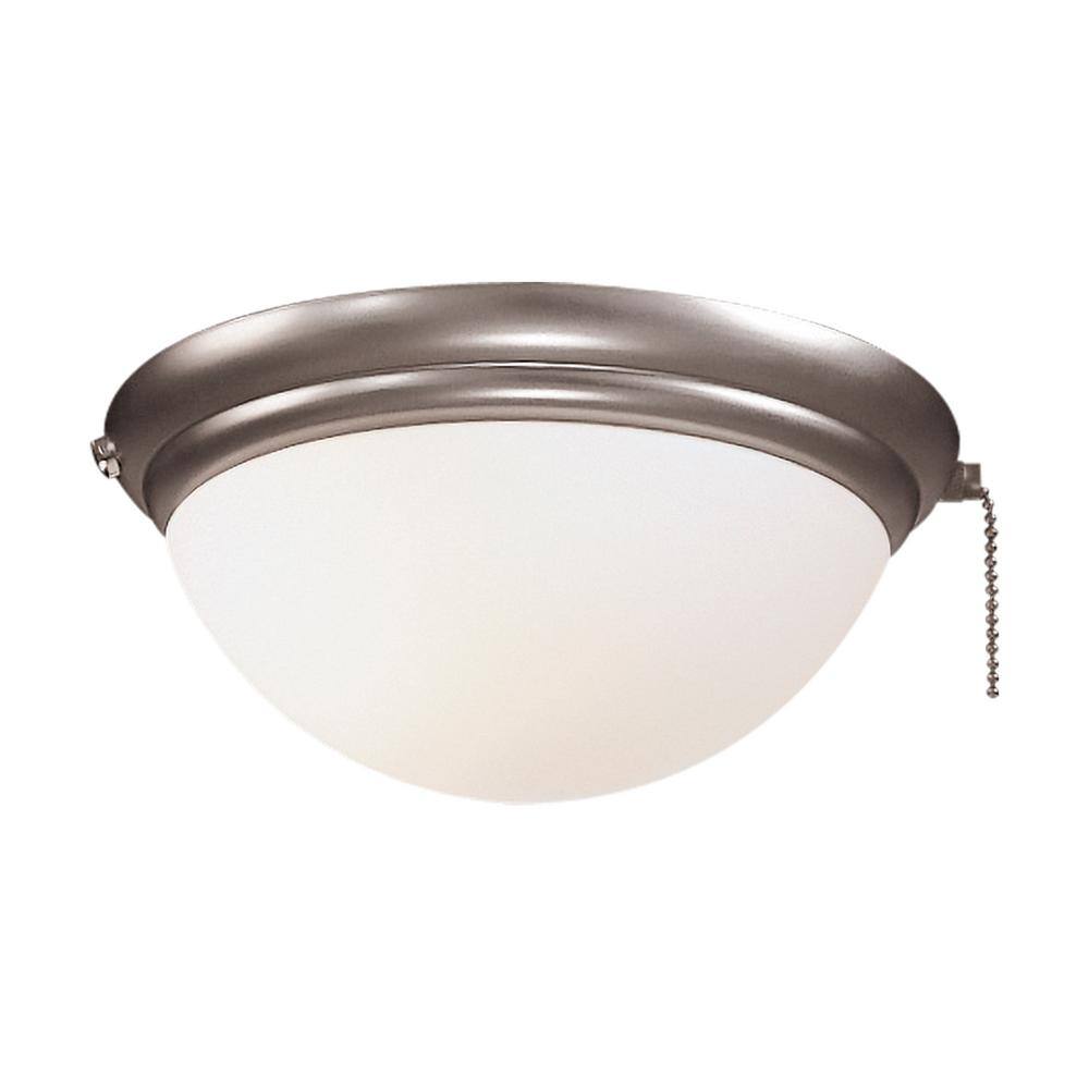MINKAAIRE Aire 1Light LED Brushed Steel Ceiling Fan Universal Light
