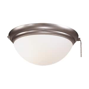 Aire 1-Light LED Brushed Steel Ceiling Fan Universal Light Kit