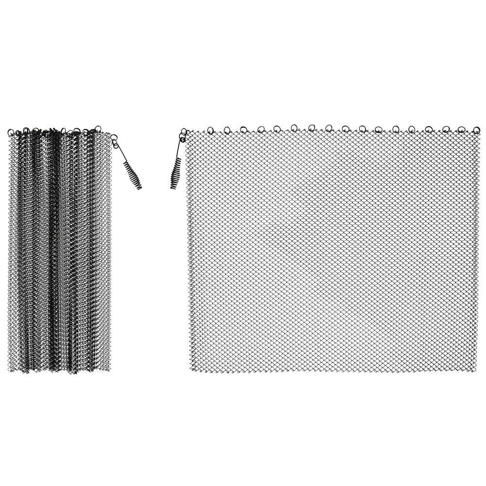 Fireplace Mesh Screen Curtain 24 in. High, 2 24 in. Wide Panels price history on PriceWatchPro