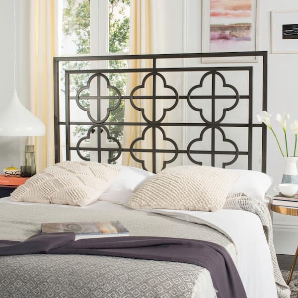 SAFAVIEH Lucina Gunmetal Full Headboard