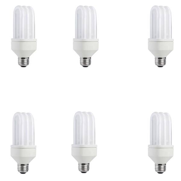 Philips 75-Watt Equivalent T2 Spiral SLS Universal Triple Tube CFL Light Bulb in Soft White (2700K) (6-Pack)