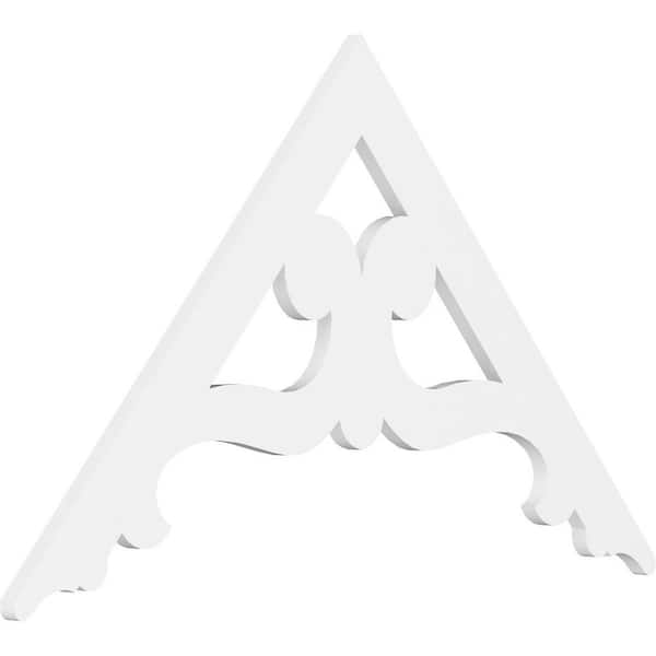 Ekena Millwork Brontes 1 in. D x 28 in. W x 48 in. L Signature Urethane Gable Pediment