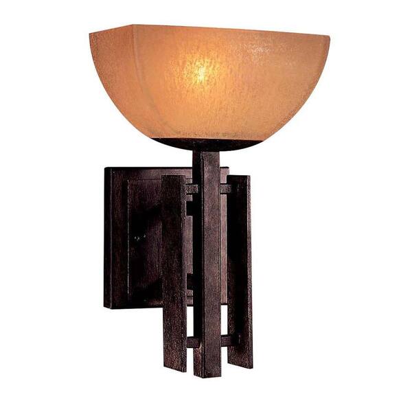 Minka Lavery - 1-Light Iron Oxide Bath Light