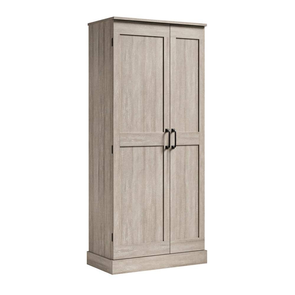 Sauder Select Storage Cabinet 71 12 H x 29 58 W x 16 D Silver Sycamore -  Office Depot