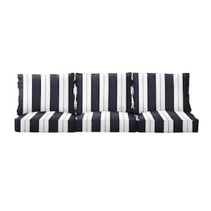 25 in. x 25 in. Deep Seating Indoor/Outdoor Couch Cushion Set in Sunbrella Relate Harbor