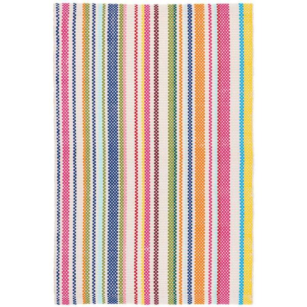 Summer Stripe Handwoven Multi 2 ft. x 3 ft. Outdoor Area Rug
