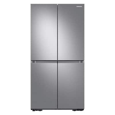 29 cu. ft. 4-Door Flex French Door Refrigerator in Fingerprint Resistant Stainless Steel with FlexZone