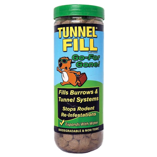 WONDER SOIL Gopher Rodent Control Expanding Tunnel Fill Tube - 1 lb. Fills  50 lin. ft. WSTFT - The Home Depot