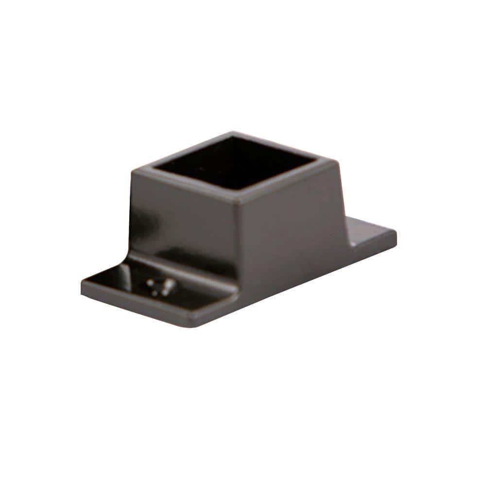 Black Aluminum Fence Wall Mount 861371 The Home Depot