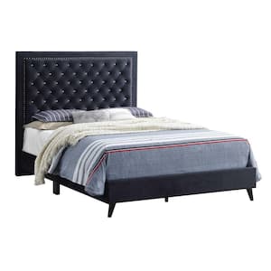 Baxton Studio Castello Black King Upholstered Bed 28862-6338-HD - The ...