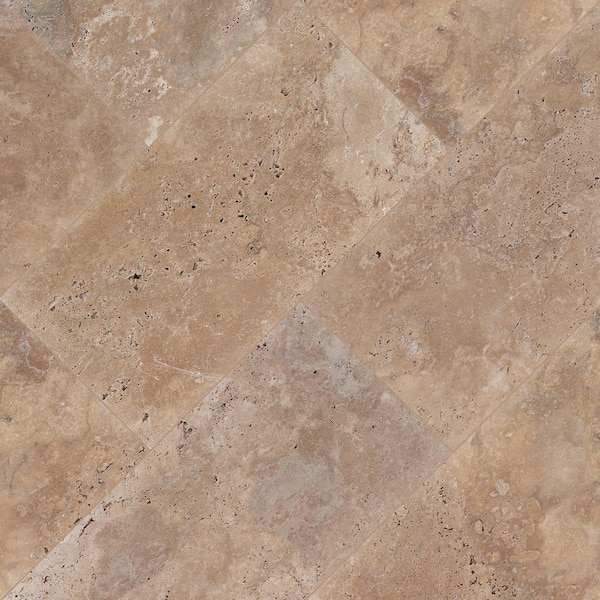 MSI Mediterranean Walnut 2 cm. x 16 in. x 16 in. Tumbled Travertine Paver Tile (35.6 sq. ft./Pallet)