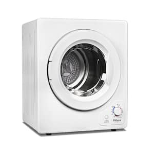 2.8 cu. ft. vented Electric Dryer in White with Prevents Lint Build-Up Filter and 4 Auto Drying Modes