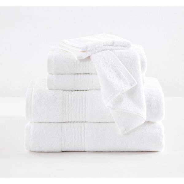 Gold Textiles Pack of 48 Wash Cloths Kitchen Towels, Cotton Blend (12x12 Inches) Commercial Grade Rags, Washcloth for Bathroom (48, White)