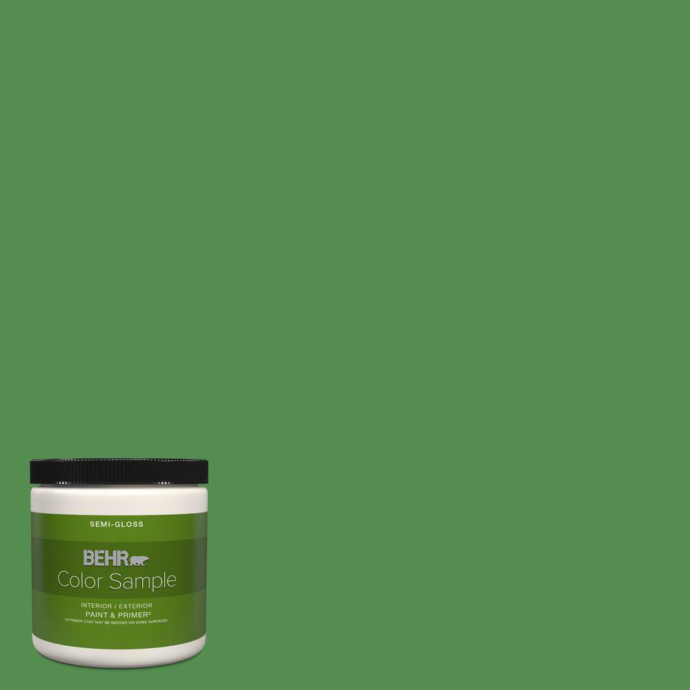 BEHR PREMIUM PLUS 8 oz. M3906 Belfast SemiGloss Interior/Exterior Paint & Primer Color Sample