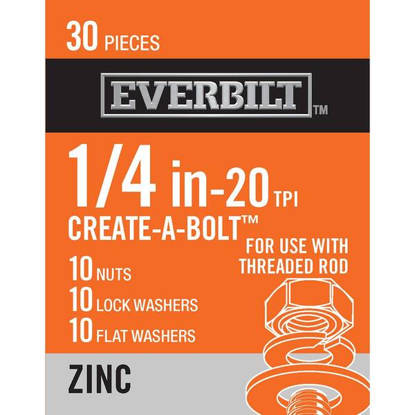 thumbnail interactive-video image 1 of USA-Made 1/4-20 X 3 Ft Zinc-Plated Threaded Rod – Stainless Steel, Corrosion Resistant, 20 TPI Coarse Thread 1 of 6