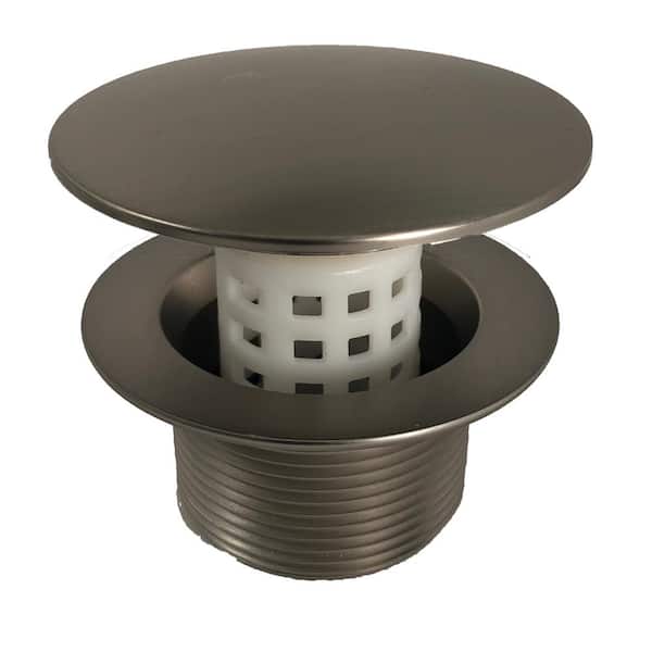 Do it 2 In. Dome Cover Tub Drain Strainer with Brushed Nickel Finish