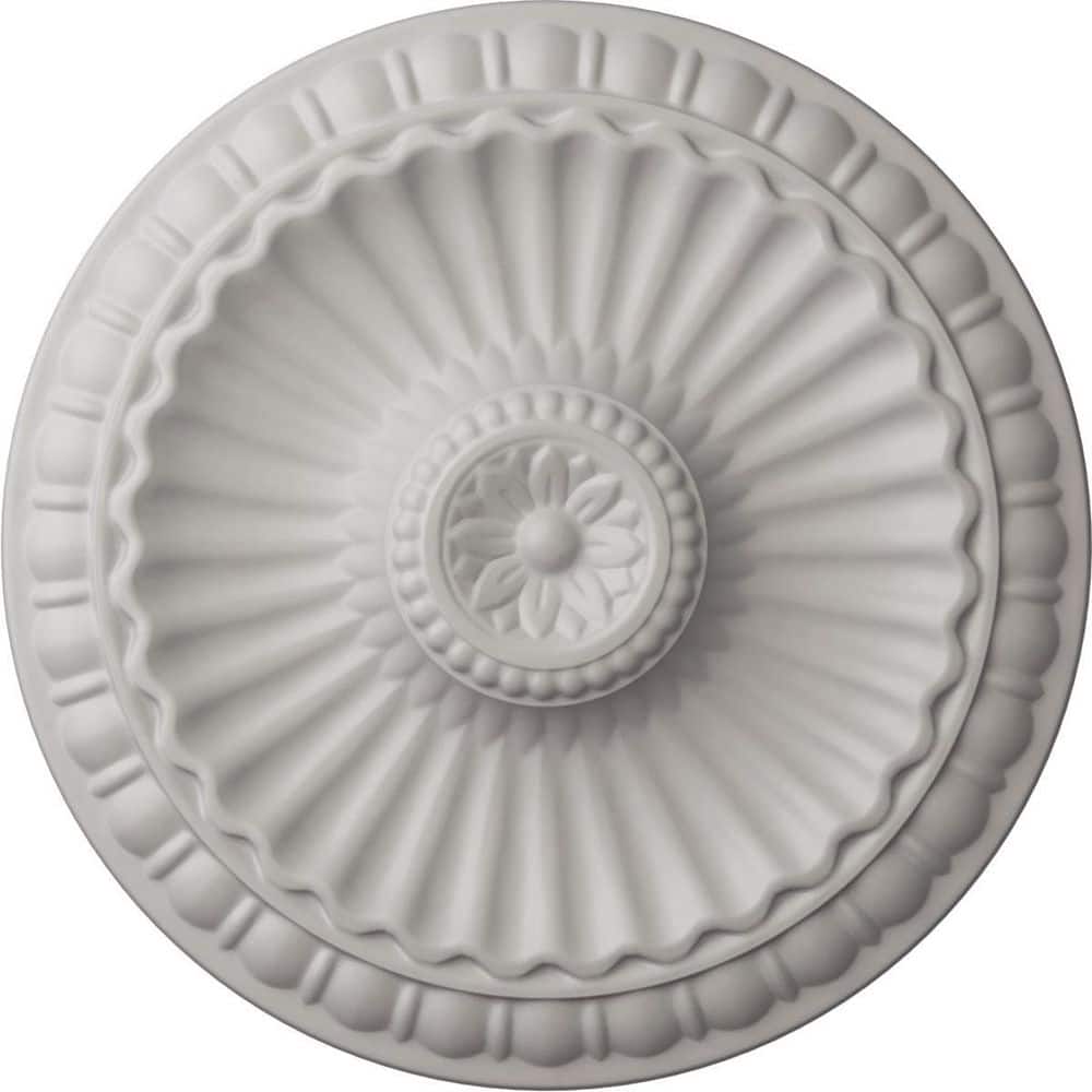 Ultra Pure White High-Density Ceiling Medallion