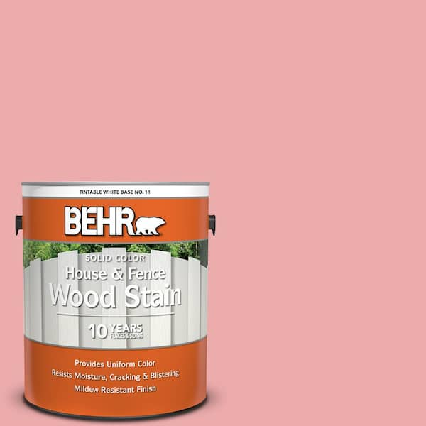 BEHR DECKplus 1 gal. #M410-7 Perennial Green Solid Color Waterproofing  Exterior Wood Stain 21301 - The Home Depot