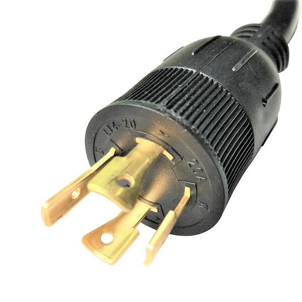 Generator Power Cord Extension Cord 25FT 20A L6-20P to L6-20R Locking Connector 