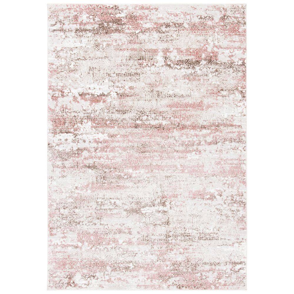 Meadow 9 ft. x 12 ft. Beige/Pink Distressed Abstract Area Rug price history on PriceWatchPro