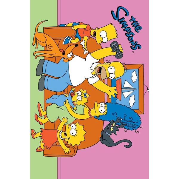 Fun Rugs The Simpsons Family Fun Time Multi Colored 19 in. x 29 in. Accent Rug-DISCONTINUED