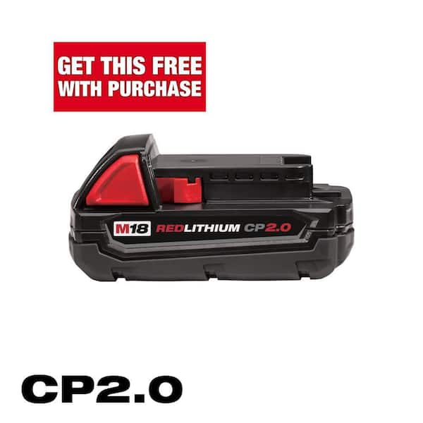 Milwaukee M18 18-Volt 2.0 Ah Lithium-Ion Compact Battery