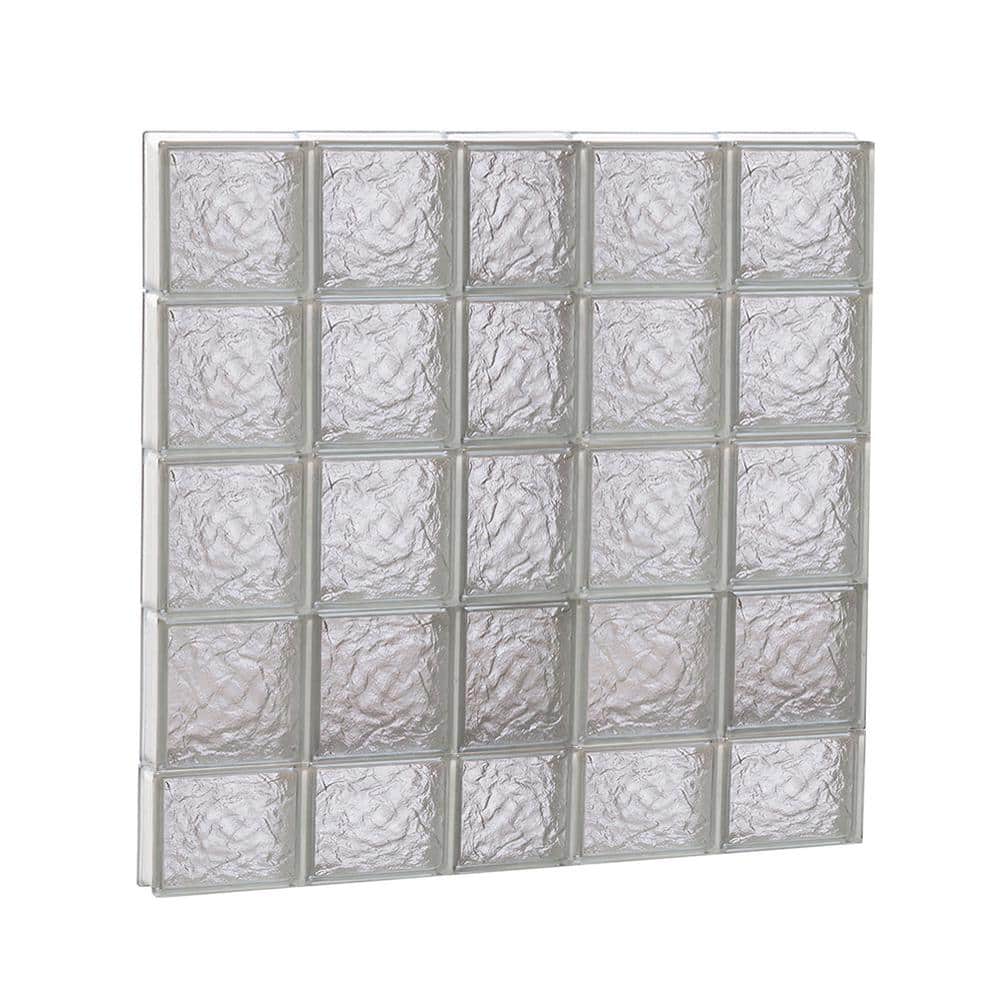 36.75 in. x 36.75 in. x 3.125 in. Frameless Ice Pattern Non-Vented Glass Block Window price history on PriceWatchPro