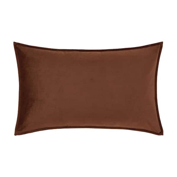 Unbranded Toulhouse Terracotta Polyester Lumbar Decorative Throw Pillow Cover 14 x 40 in.