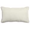 ARDEN SELECTIONS Oasis 24 in. Indoor/Outdoor Lumbar Pillow in Sand Cream  AH0YN03C-D9Z1 - The Home Depot