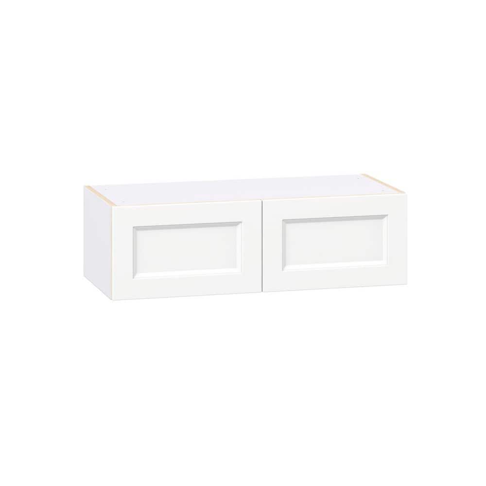 Laramie 33 in. W x 14 in. D x 10 in. H Assembled Wall Bridge Kitchen Cabinet in Painted Bright White price history on PriceWatchPro