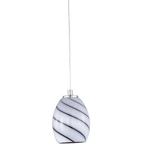 ET2 Swirl 1-Light Satin Nickel RapidJack Pendant