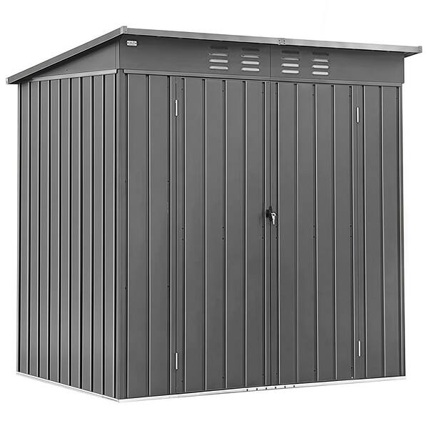 ToolCat 5 ft. W x 3 ft. D Outdoor Metal Tool Storage Shed with