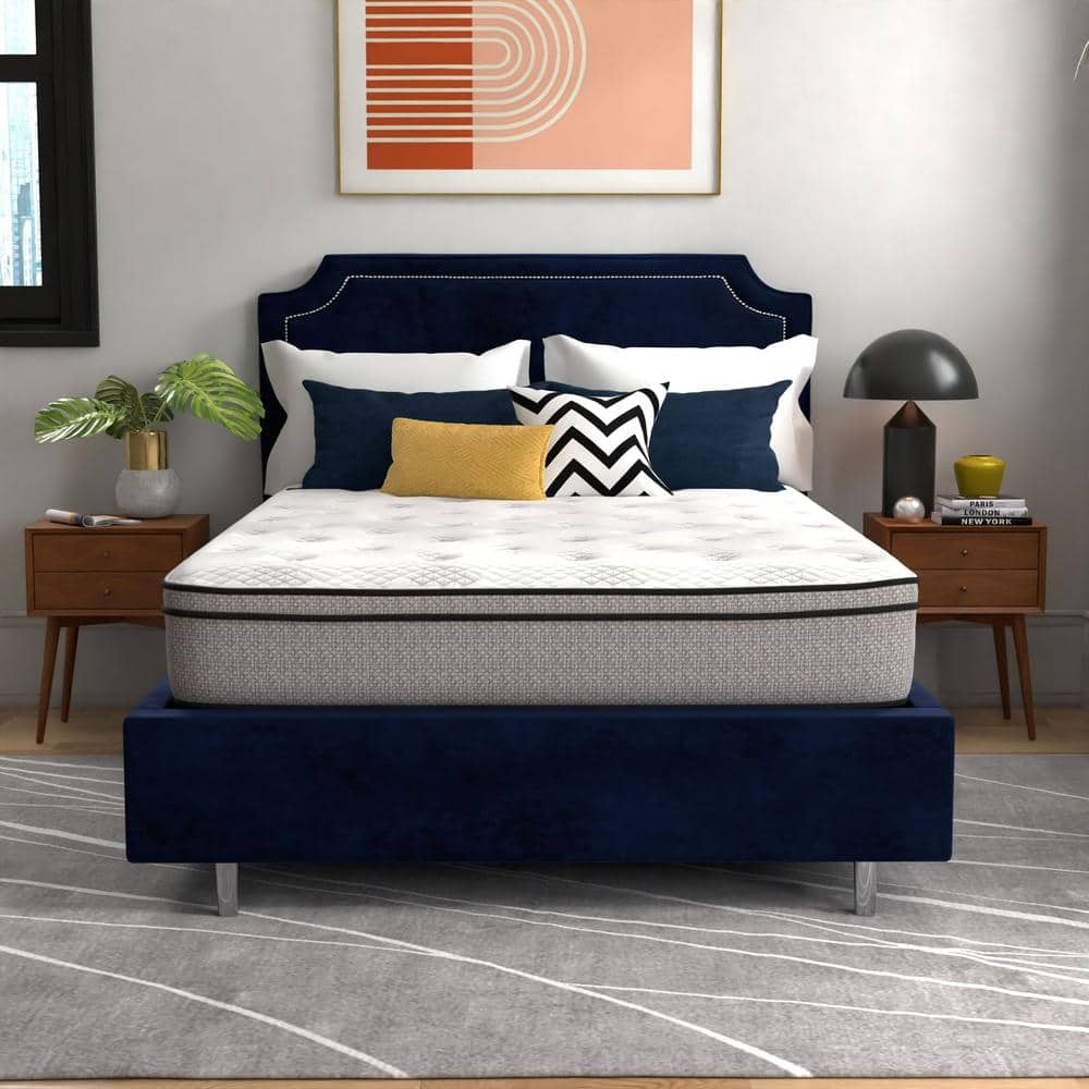 EARLY BIRD Dual Cool California King Medium Gel Memory Foam 12 in. Bed-in-a-Box Mattress