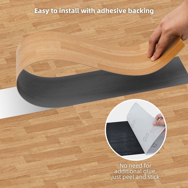 Jeedeson 30 Tiles 12 MIL 6 in. x 36 in. x 1. 8mm Peel and Stick